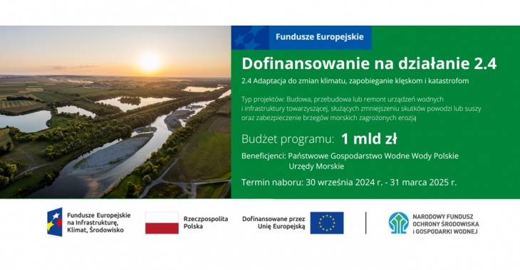 Ponad 1,2 mld zł na inwestycje wodne