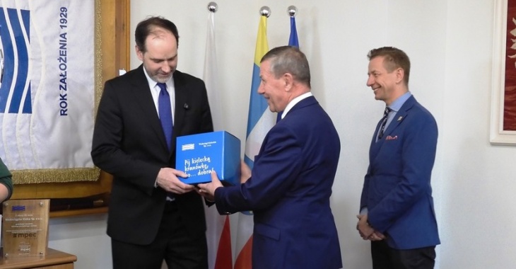 Minister i poseł w Wodociągach Kieleckich. Rozmawiano o unijnych inwestycjach