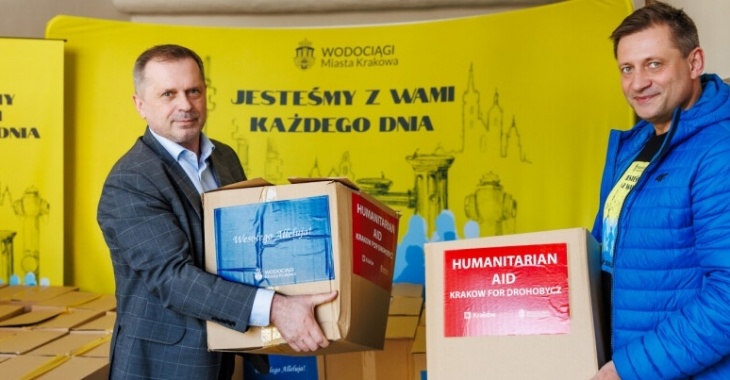 Krakowskie Wodociągi przygotowały świąteczne paczki dla Drohobycza Krakowskie Wodociągi przygotowały świąteczne paczki dla Drohobycza