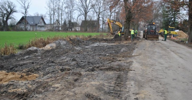 Budowa kanalizacji w Wocławach i Stanisławowie