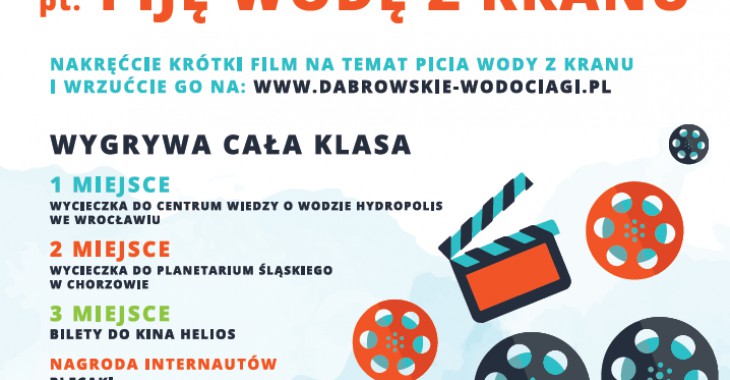 Konkurs filmowy pt. „Piję wodę z kranu”