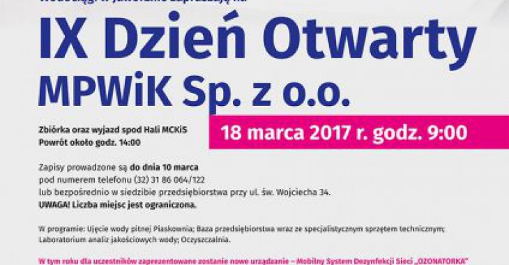 Dzień otwarty jaworznickich wodociągów Dzień otwarty jaworznickich wodociągów