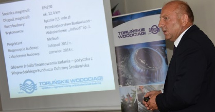 Woda popłynęła do Ciechocinka z Torunia Woda popłynęła do Ciechocinka z Torunia