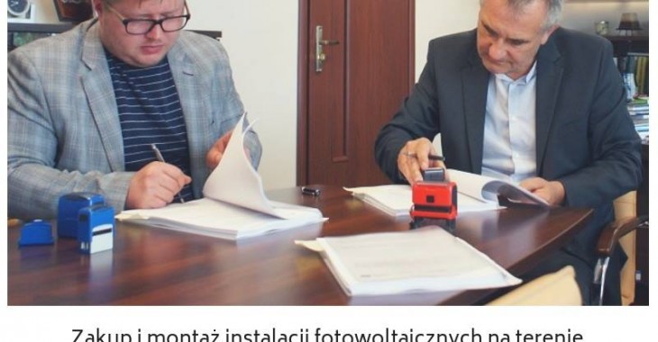 Goleniowskie Wodociągi i Kanalizacja podpisały umowę na montaż instalacji fotowoltaicznych