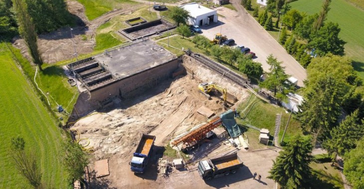 Jak postępują prace związane z budową i modernizacją skarszewskiej oczyszczalni ścieków? [VIDEO]