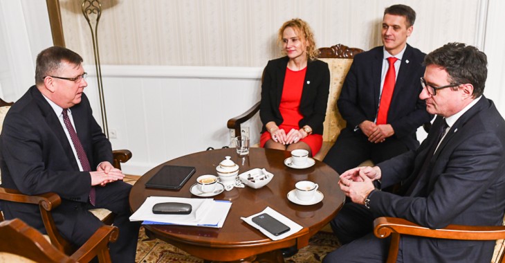 Robocze spotkanie Prezesa Wód Polskich i Marszałka Województwa Małopolskiego Robocze spotkanie Prezesa Wód Polskich i Marszałka Województwa Małopolskiego