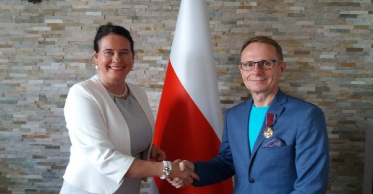 Brązowy Krzyż Zasługi dla Prezesa Zarządu Spółki WiK w Opolu Brązowy Krzyż Zasługi dla Prezesa Zarządu Spółki WiK w Opolu
