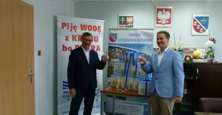 Kielecka kranówka debiutuje w Urzędzie Gminy! Kielecka kranówka debiutuje w Urzędzie Gminy!