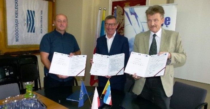 Wodociągi Kieleckie podpisały umowę na modernizację kolejnego wodociągu Wodociągi Kieleckie podpisały umowę na modernizację kolejnego wodociągu