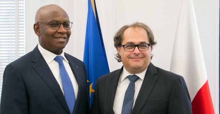 Wizyta ministra ds. wody i kanalizacji Senegalu w MGMiŻŚ Wizyta ministra ds. wody i kanalizacji Senegalu w MGMiŻŚ