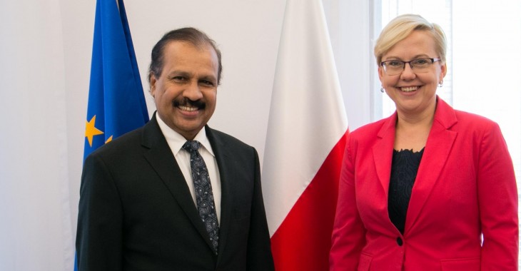 Minister Anna Moskwa spotkała się z Ambasadorem Sri Lanki Minister Anna Moskwa spotkała się z Ambasadorem Sri Lanki