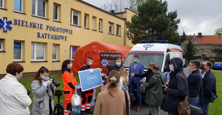 Veolia wspiera bielskie placówki ochrony zdrowia Veolia wspiera bielskie placówki ochrony zdrowia