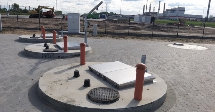 Przepompownia wód deszczowych o wydajności 2160 m3/h Przepompownia wód deszczowych o wydajności 2160 m3/h