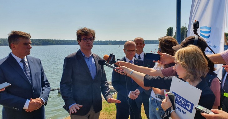 Rozpoczęły się prace nad modernizacją Zalewu Zemborzyckiego w Lublinie Rozpoczęły się prace nad modernizacją Zalewu Zemborzyckiego w Lublinie