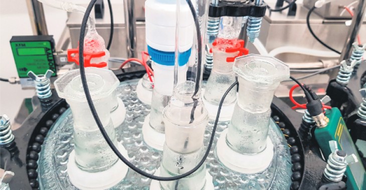 Instalacja pilotażowa do badania procesu fermentacji w skali laboratoryjnej w Henrykowie Instalacja pilotażowa do badania procesu fermentacji w skali laboratoryjnej w Henrykowie