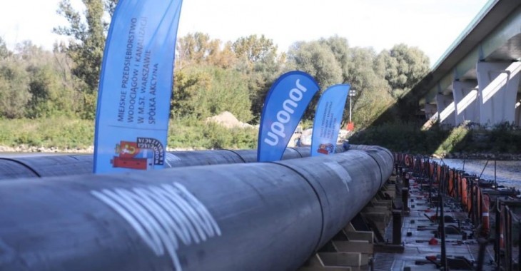 Uruchomiono tymczasowy rurociąg do przesyłu ścieków Uruchomiono tymczasowy rurociąg do przesyłu ścieków