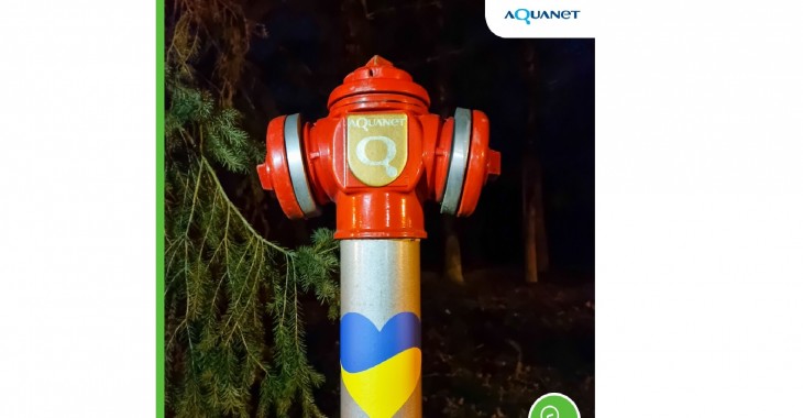 Aquanet z sercem dla Ukrainy