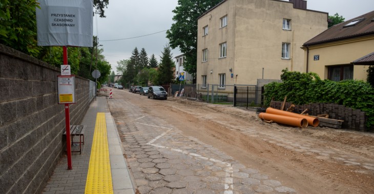 Marysin Wawerski: Budowa kanalizacji i chodników w toku Marysin Wawerski: Budowa kanalizacji i chodników w toku