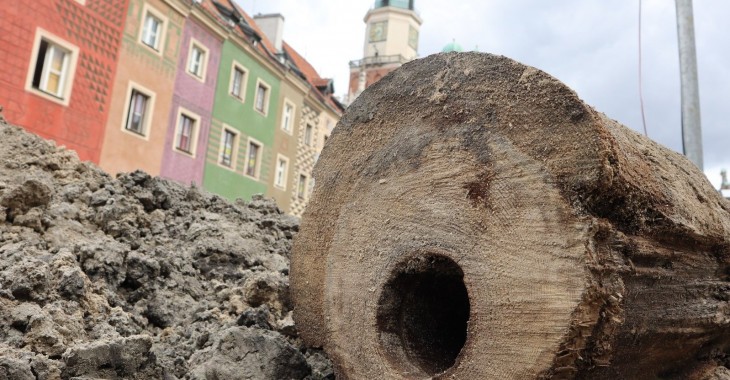 Poznań: ponad 400 letnie rury pod Starym Rynkiem