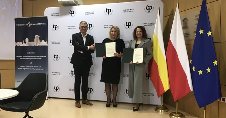 Porozumienie o współpracy Wodociągów z Politechniką Białostocką Porozumienie o współpracy Wodociągów z Politechniką Białostocką