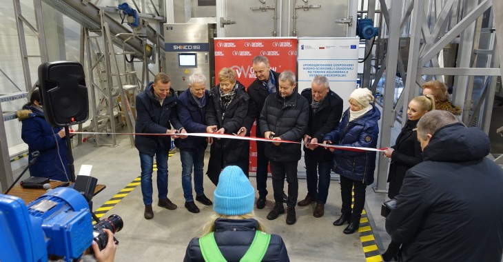 Rąbczyn: Otwarcie niskotemperaturowej suszarni osadów Rąbczyn: Otwarcie niskotemperaturowej suszarni osadów